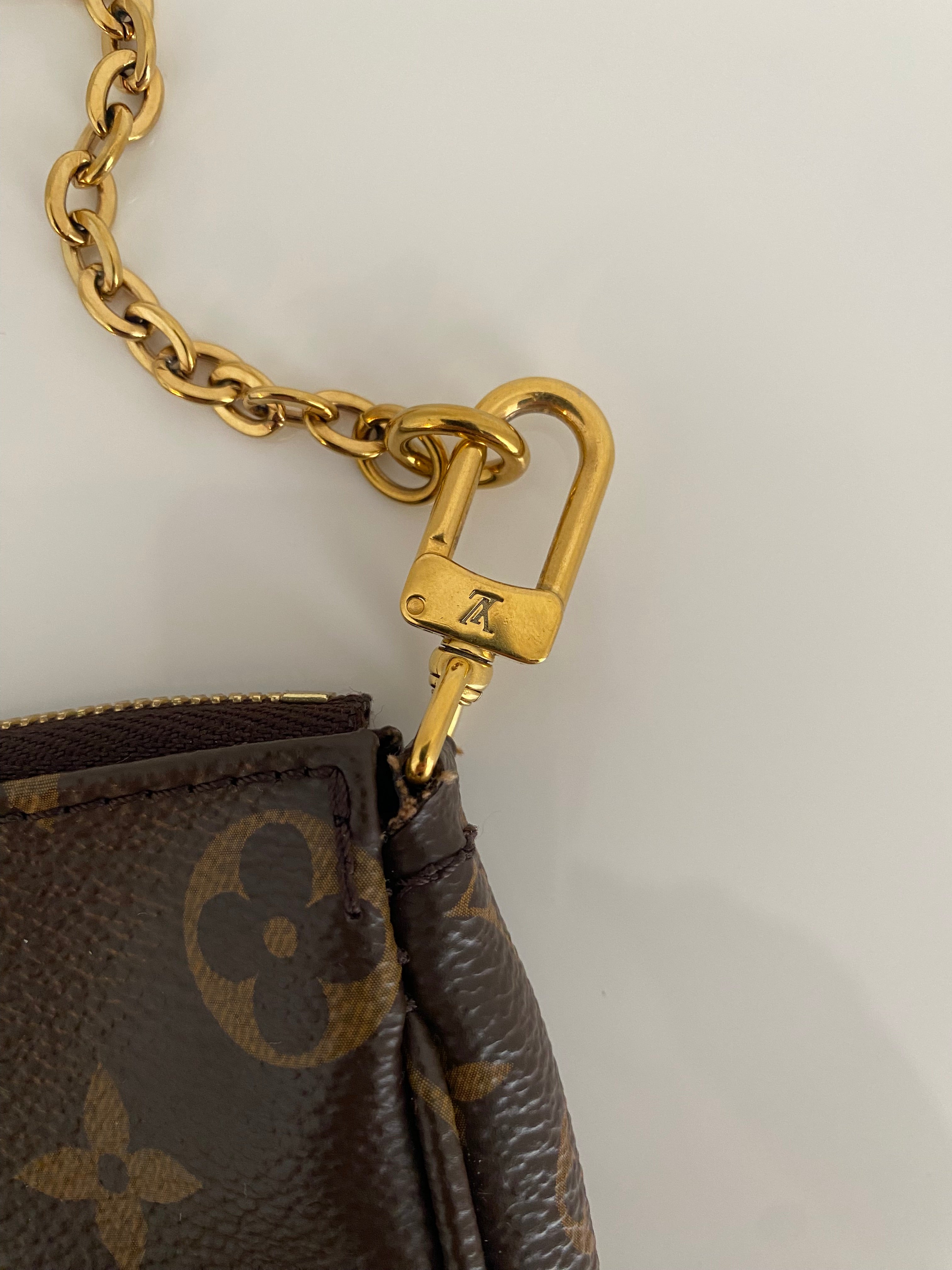 Louis Vuitton - Authenticated Multi Pochette Accessoires Handbag - Cloth Multicolour for Women, Never Worn