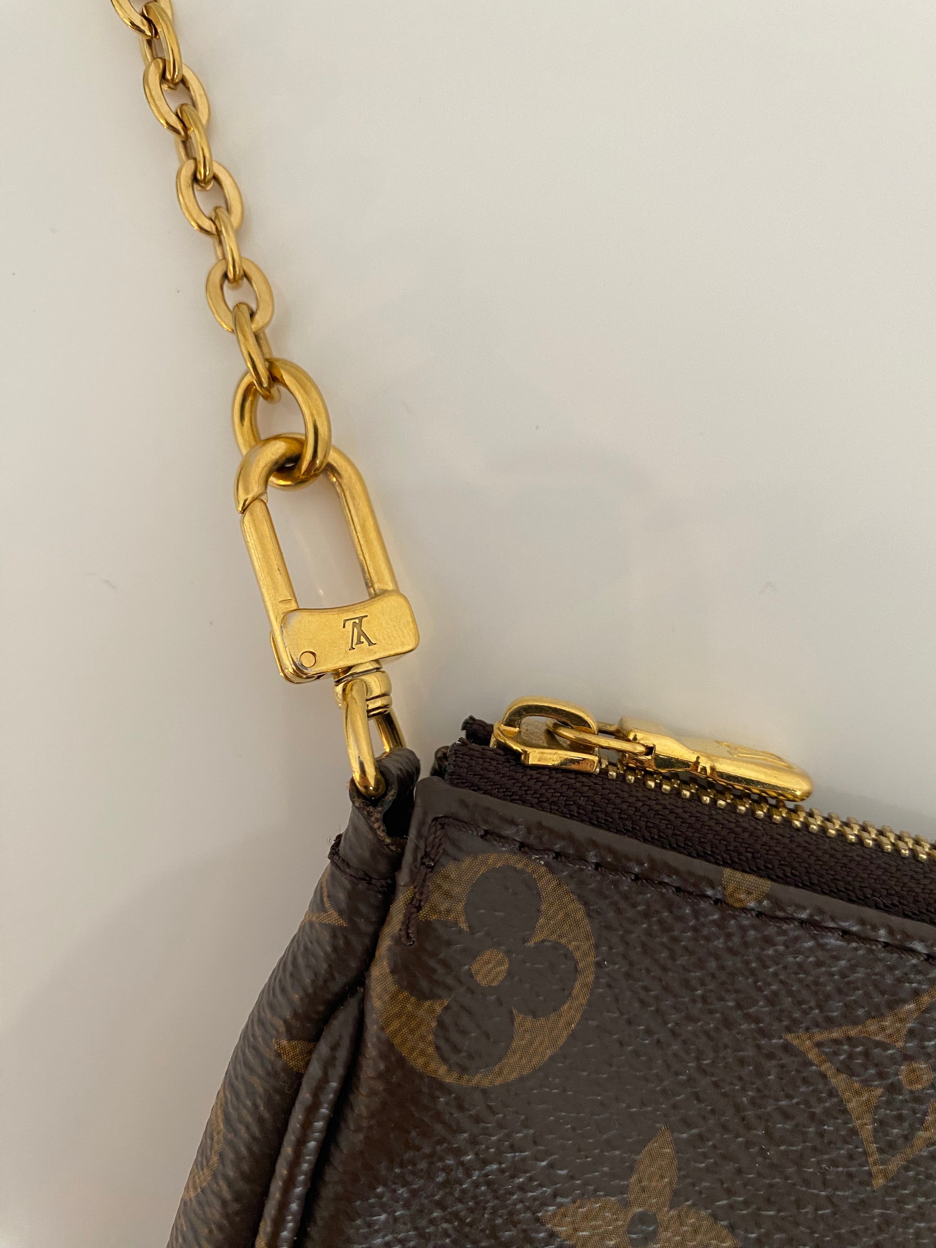 Authenticated Used Louis Vuitton shoulder bag pochette LOUIS VUITTON   monogram