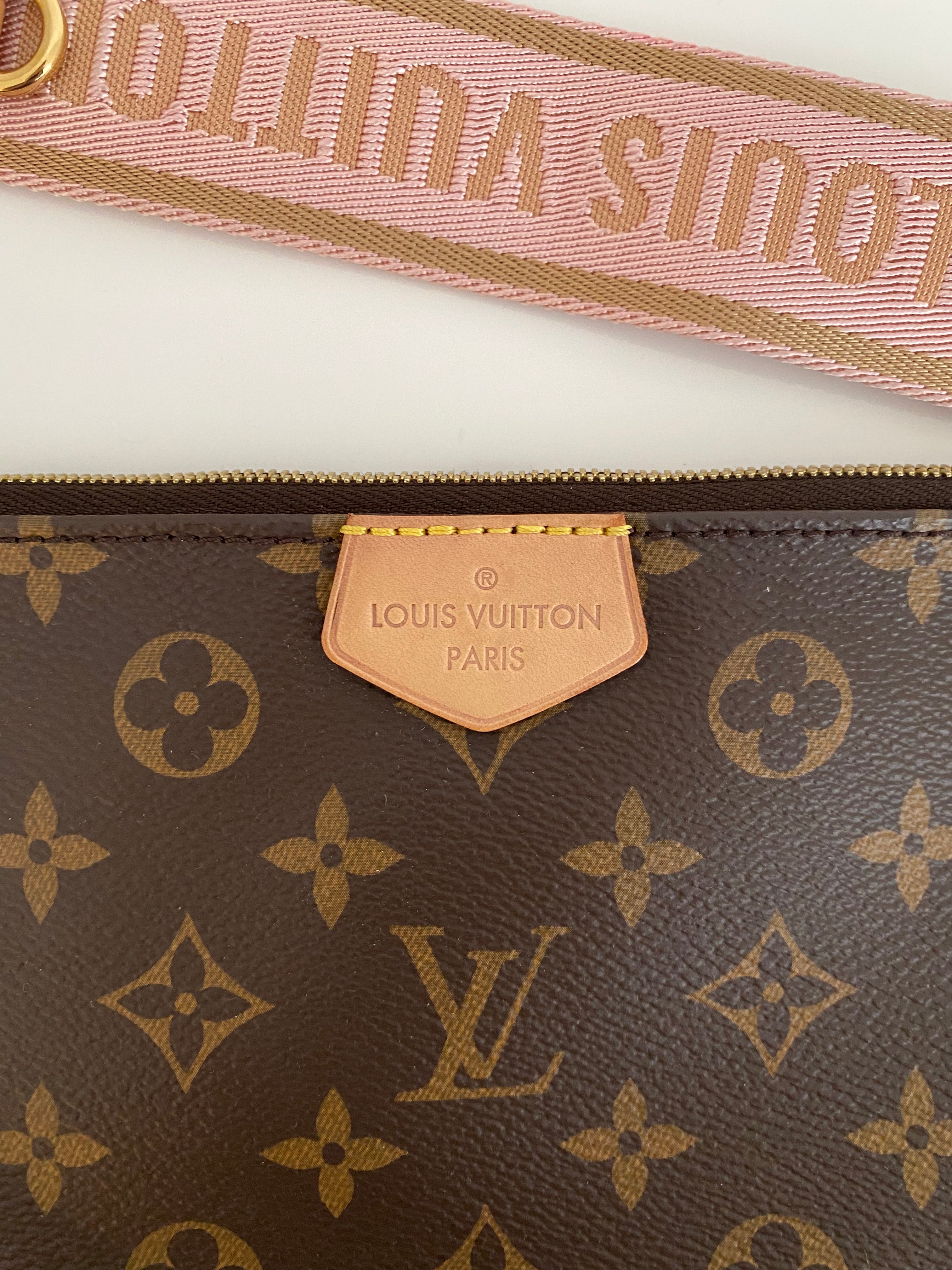 Louis Vuitton - Authenticated Poche Toilette Clutch Bag - Cloth Brown for Women, Never Worn
