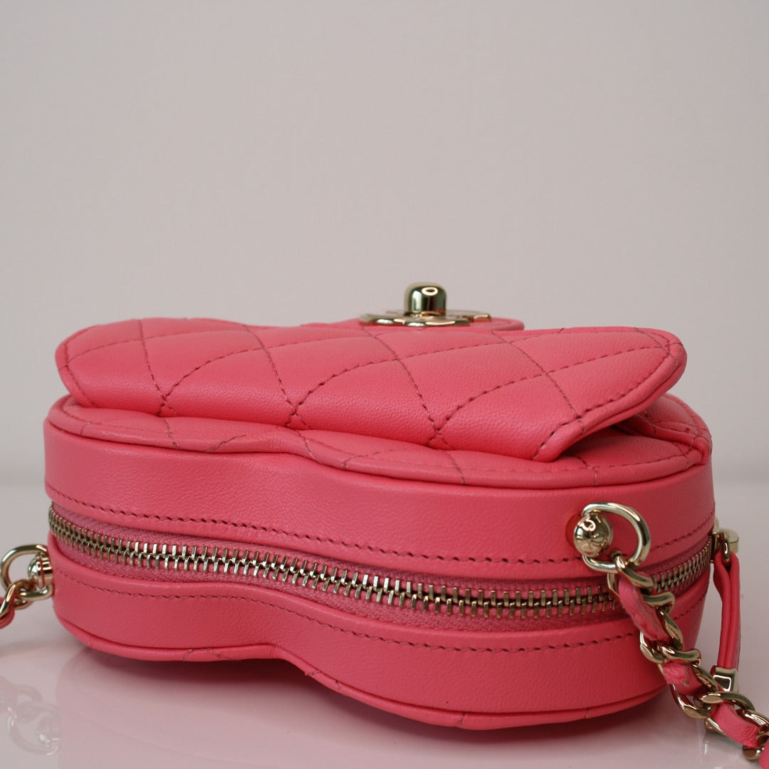 Heart Quilted Pochette
